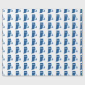 RHODE ISLAND BLAUER STAAT GESCHENKPAPIER (Flach)