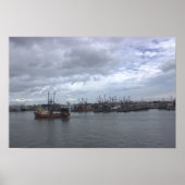 Rhode Island Boat Waterscape Poster (Vorne)