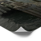 Rhode Island Boote bei Sonnenuntergang Poster (Ecke)