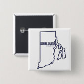 Rhode Island Button (Vorne & Hinten)