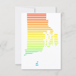 Rhode Island Chill Fade Einladung
