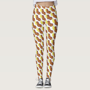 Rhode Island Clam Cakes Friends Clamcakes RI Leggings