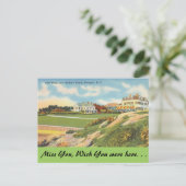 Rhode Island, Cliff Walk, Newport Postkarte (Stehend Vorderseite)