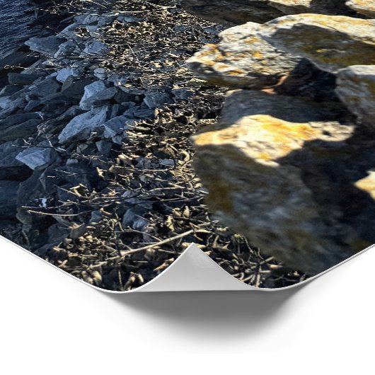 Rhode Island Cliff Walk Poster (Ecke)