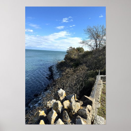 Rhode Island Cliff Walk Poster (Vorne)