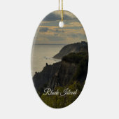 Rhode Island Cliffside Sunset Ornament (Rechts)
