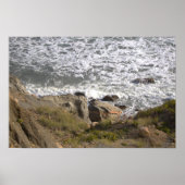 Rhode Island Cliffside Waterscape Poster (Vorne)