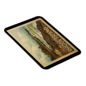 Rhode Island Coast Vintage Magnet (Rechte Seite)