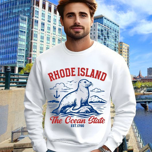 Rhode Island Coastal Wildlife Souvenir Sweatshirt