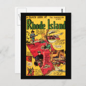 Rhode Island Der Staat Plantation Postkarte (Vorne/Hinten)