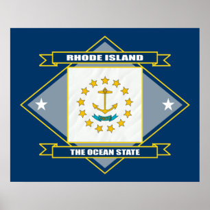 Rhode Island Diamant Poster