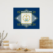 Rhode Island Diamond Poster (Küche)