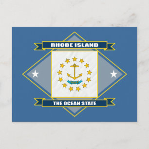 Rhode Island Diamond Postkarte