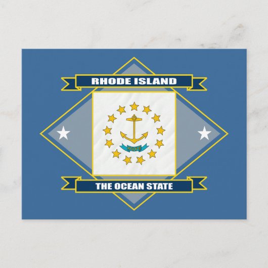 Rhode Island Diamond Postkarte (Vorderseite)