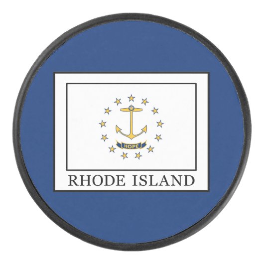 Rhode Island Eishockey Puck (Vorderseite)