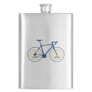 Rhode Island Flag Cycling Flachmann