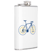 Rhode Island Flag Cycling Flachmann (Rechts)