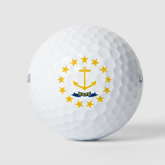 RHODE ISLAND FLAG GOLFBALL (Vorderseite)