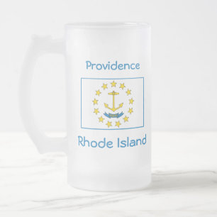 Rhode Island Flag Karte Stadt Tasse