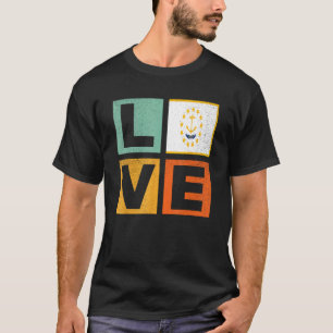 Rhode Island Flag Liebe Rhode Island T-Shirt