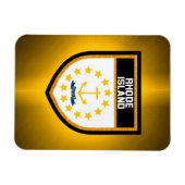 Rhode Island Flag Magnet (Horizontal)
