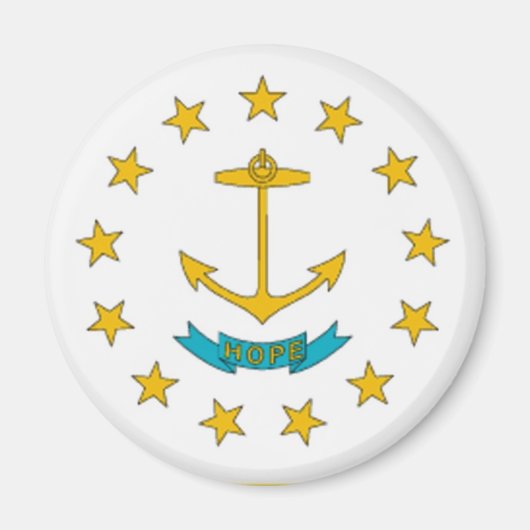 Rhode Island Flag Magnet (Vorne)
