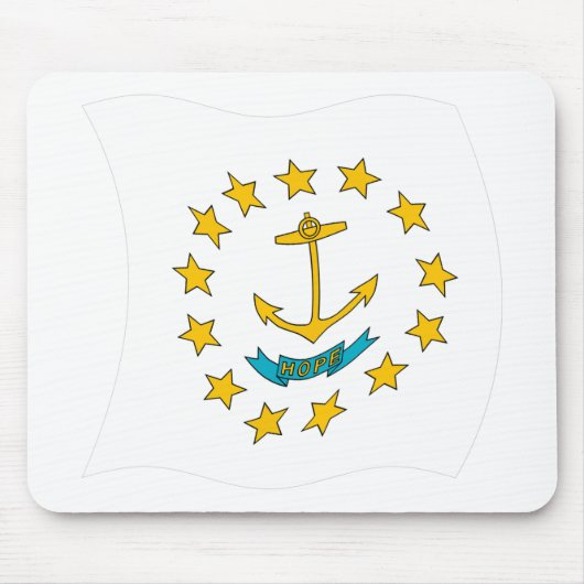 Rhode Island Flag Mousepad (Vorne)
