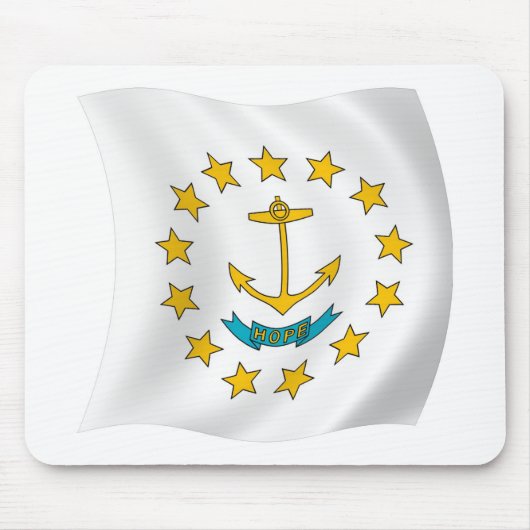 Rhode Island Flag Mousepad (Vorne)