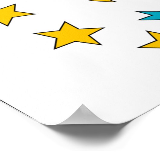 Rhode Island Flag Poster (Ecke)