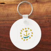 Rhode Island Flag Schlüsselanhänger (Vorderseite)