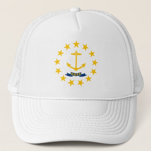 RHODE ISLAND FLAG TRUCKERKAPPE (Vorderseite)
