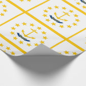 Rhode Island-Flagge Geschenkpapier (Ecke)