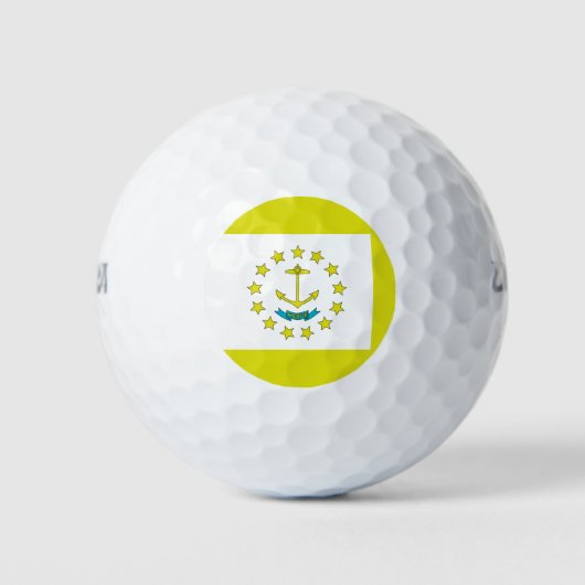 Rhode Island-Flagge Golfball (Vorderseite)