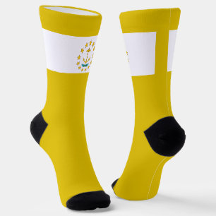 Rhode Island-Flagge Socken