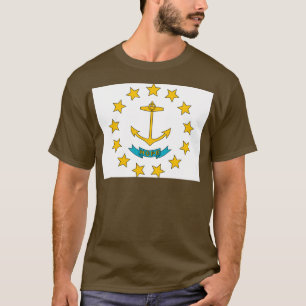 Rhode Island Flagge T-Shirt