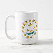 Rhode Island Flagge Tasse (Links)