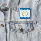 Rhode Island Flaggen-Knopf Button (Beispiel)