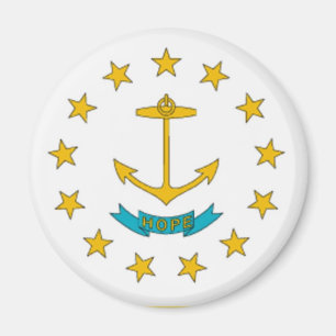 Rhode Island Flaggen-Magnet Magnet