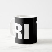 Rhode Island * Flaggen-Tasse Kaffeetasse (Vorderseite Links)