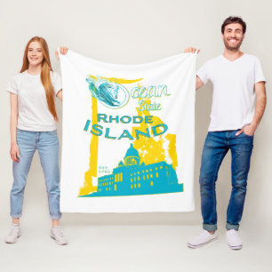 Rhode Island Fleece-Decke Fleecedecke
