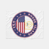 Rhode Island Fleecedecke (Vorderseite (Horizontal))