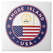 Rhode Island Fliese (Vorderseite)