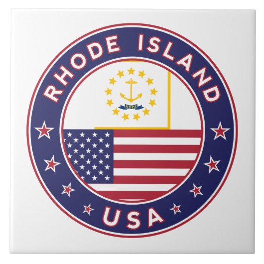 Rhode Island Fliese (Vorderseite)
