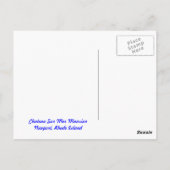 Rhode Island, Foto von Newport Mansions Postkarte (Rückseite)