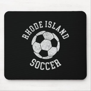 Rhode Island Fußball Retro abgenutzt 90er Vintage Mousepad