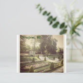 Rhode Island Gardens Postkarte (Stehend Vorderseite)