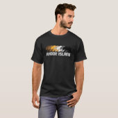 Rhode Island Gay Bear gestört T-Shirt (Vorne ganz)