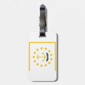 Rhode Island Gepäckanhänger (Rückseite vertikal)