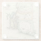 Rhode Island Glasuntersetzer (Rückseite)