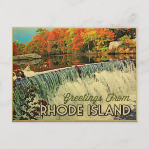 Rhode Island Greetings Postkarte